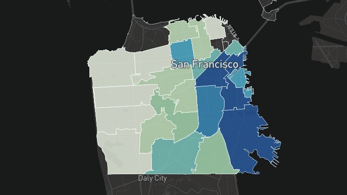 New Map Shows Mission District With Highest Number Of Covid 19 Cases And 4th Highest In Cases Per 10 000 Residents Mission Local