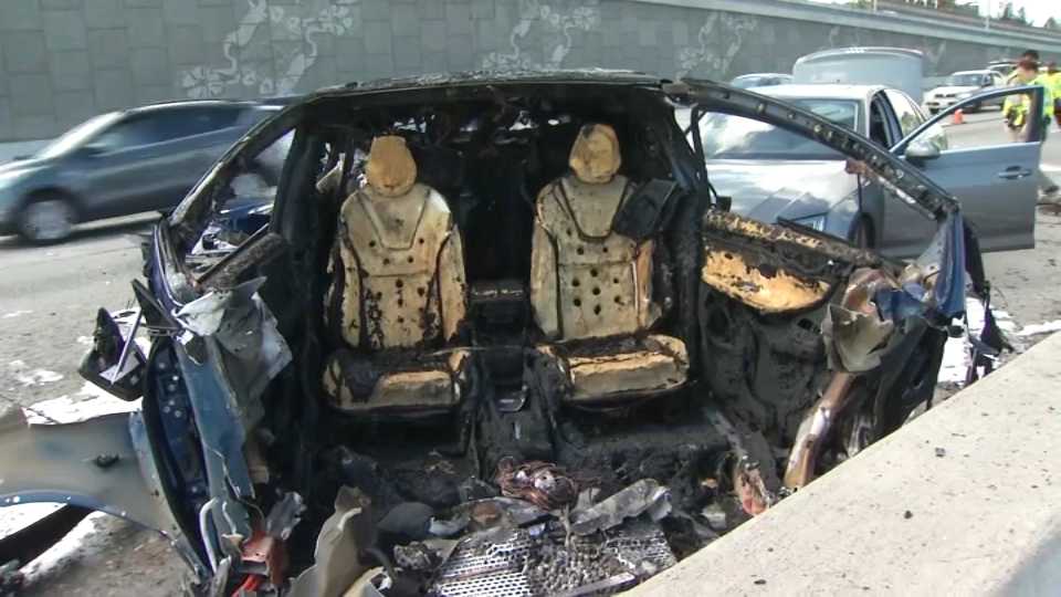 Driver Dies Following Fiery Tesla Model X Crash On U.S. Hwy. 101 In ...