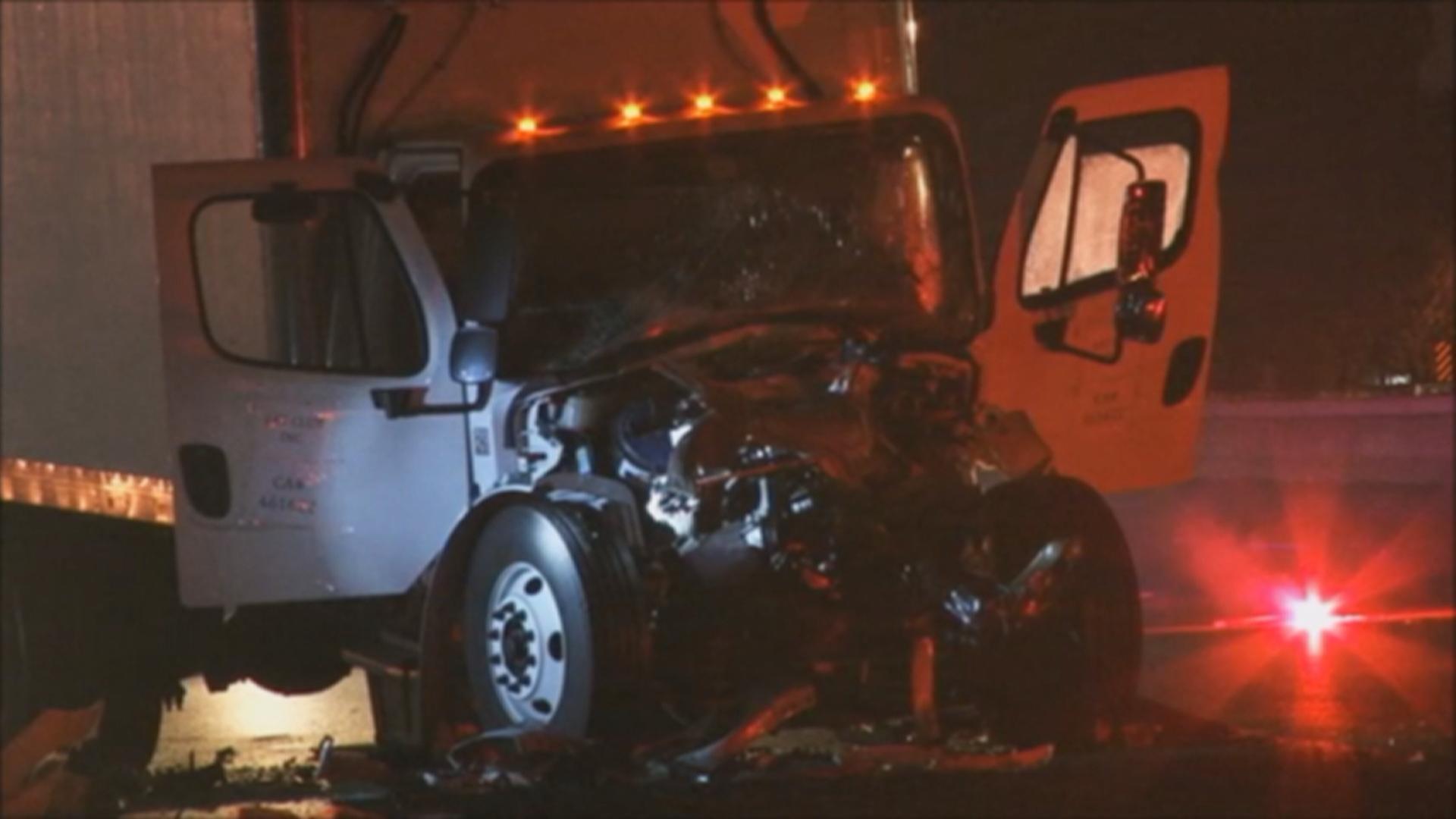 One Dead, Three Hurt In Box Truck-Big Rig Accident On I-880 In Hayward ...