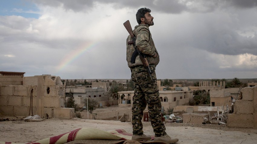 SDF Fighters Battle Last Pockets Of ISIL Resistance In Syria