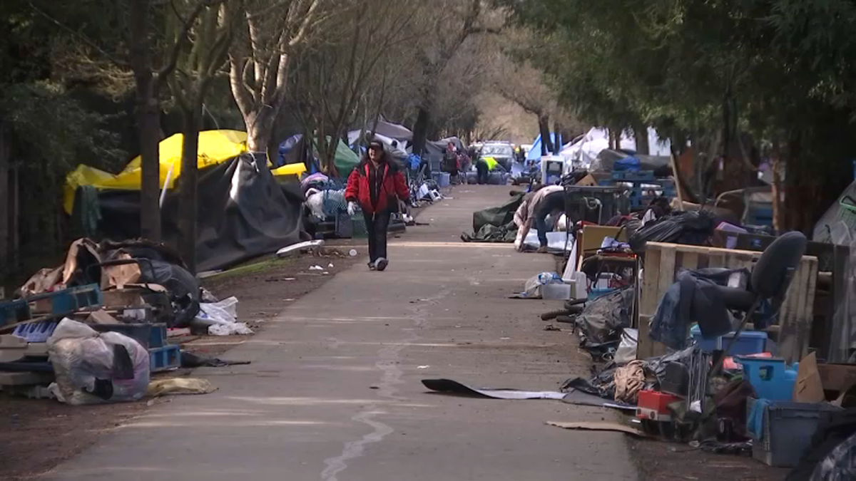 More Than 200 People Cleared Out of Santa Rosa Homeless Encampment