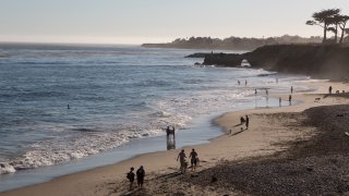 File image of a beach in Santa Cruz