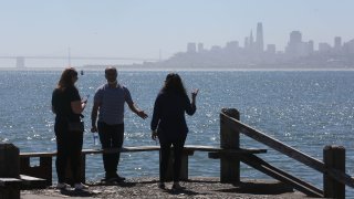 People in Sausalito.