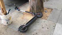 Scooters sideways