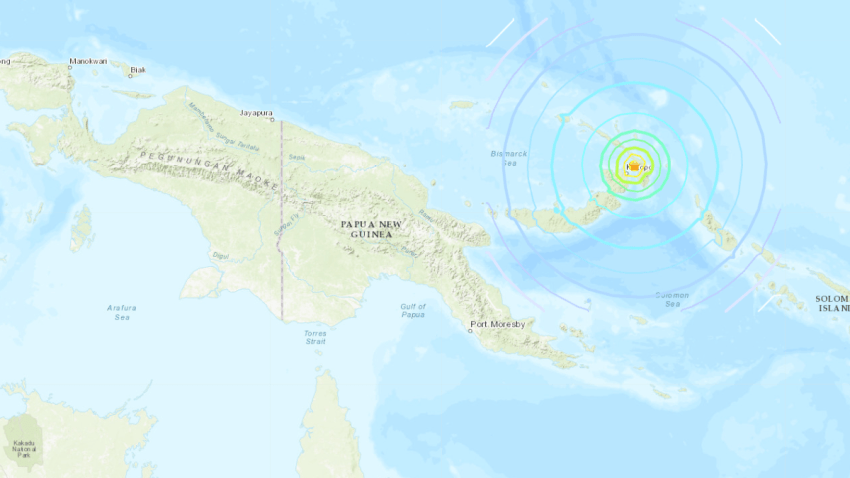Papua New Guinea Earthquake Kokopo