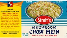 Packaging from Streit's kosher chow mein from the 1950s