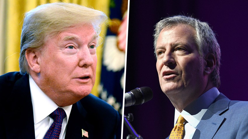 TRUMP DE BLASIO