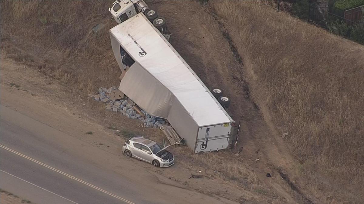 Livermore BigRig Crash Near Highway 84 Kills 1, Sends 3 to Hospital