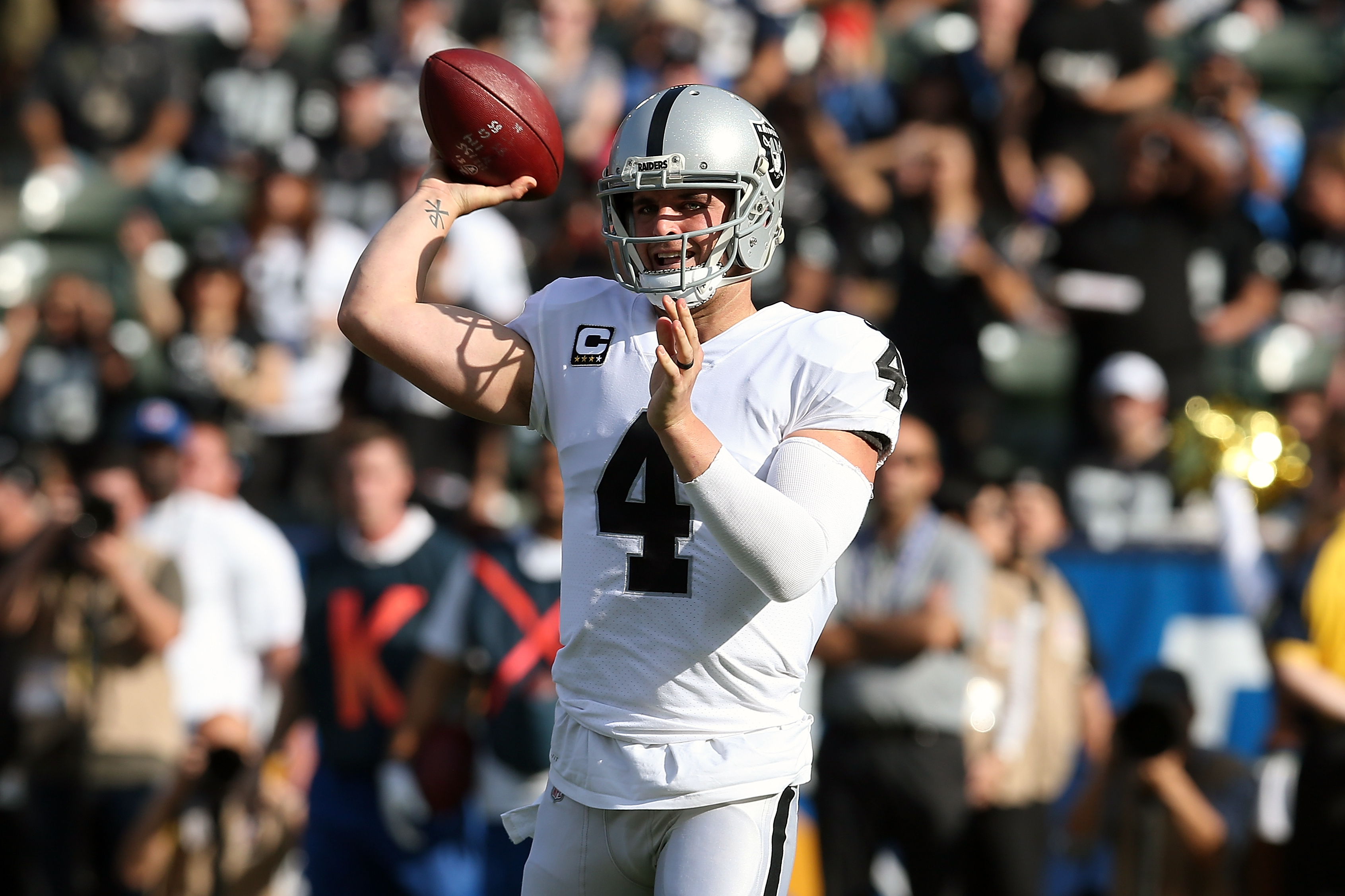 Fight Breaks Out in Raiders-Broncos Game Between Crabtree and Talib