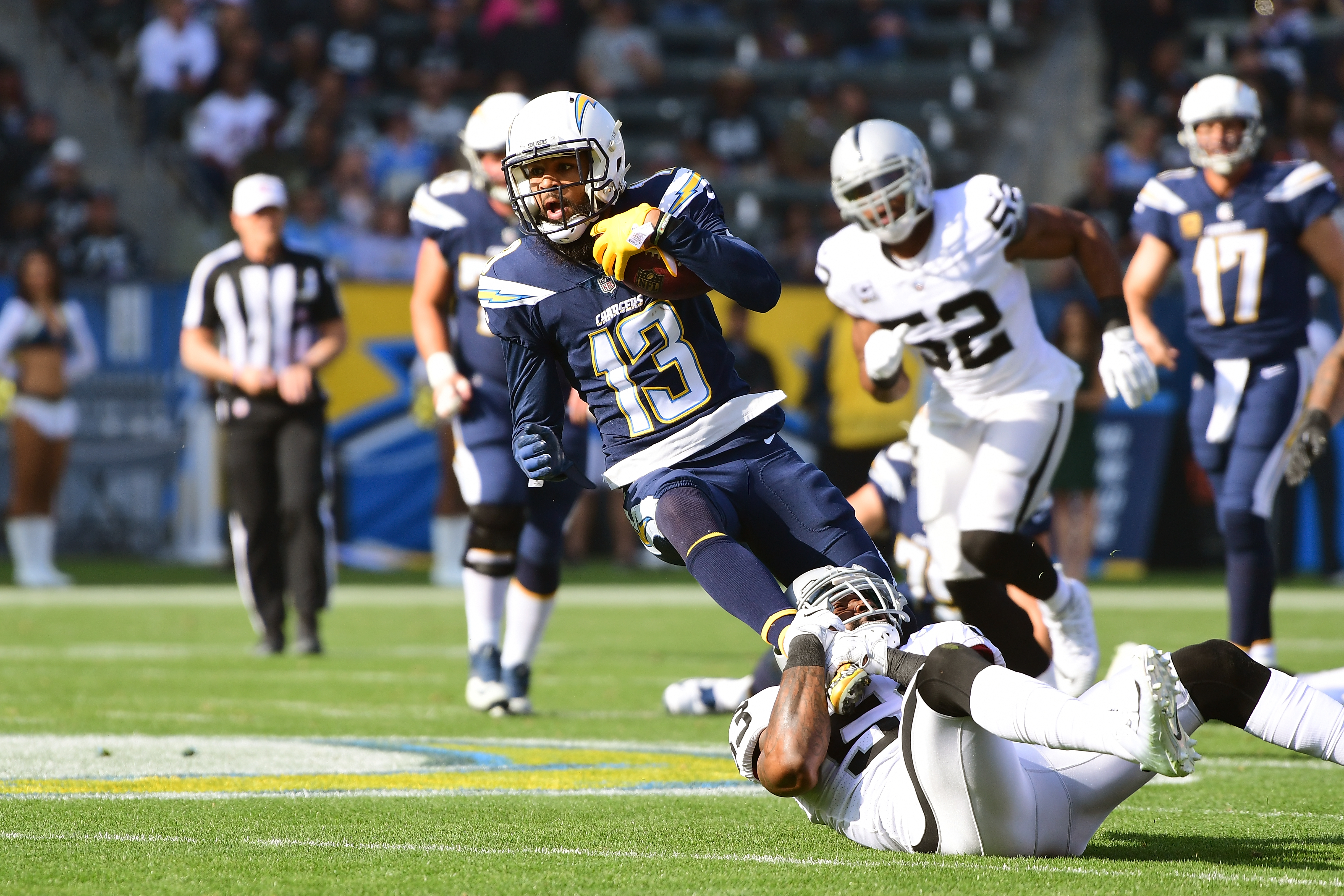 Fight Breaks Out in Raiders-Broncos Game Between Crabtree and Talib