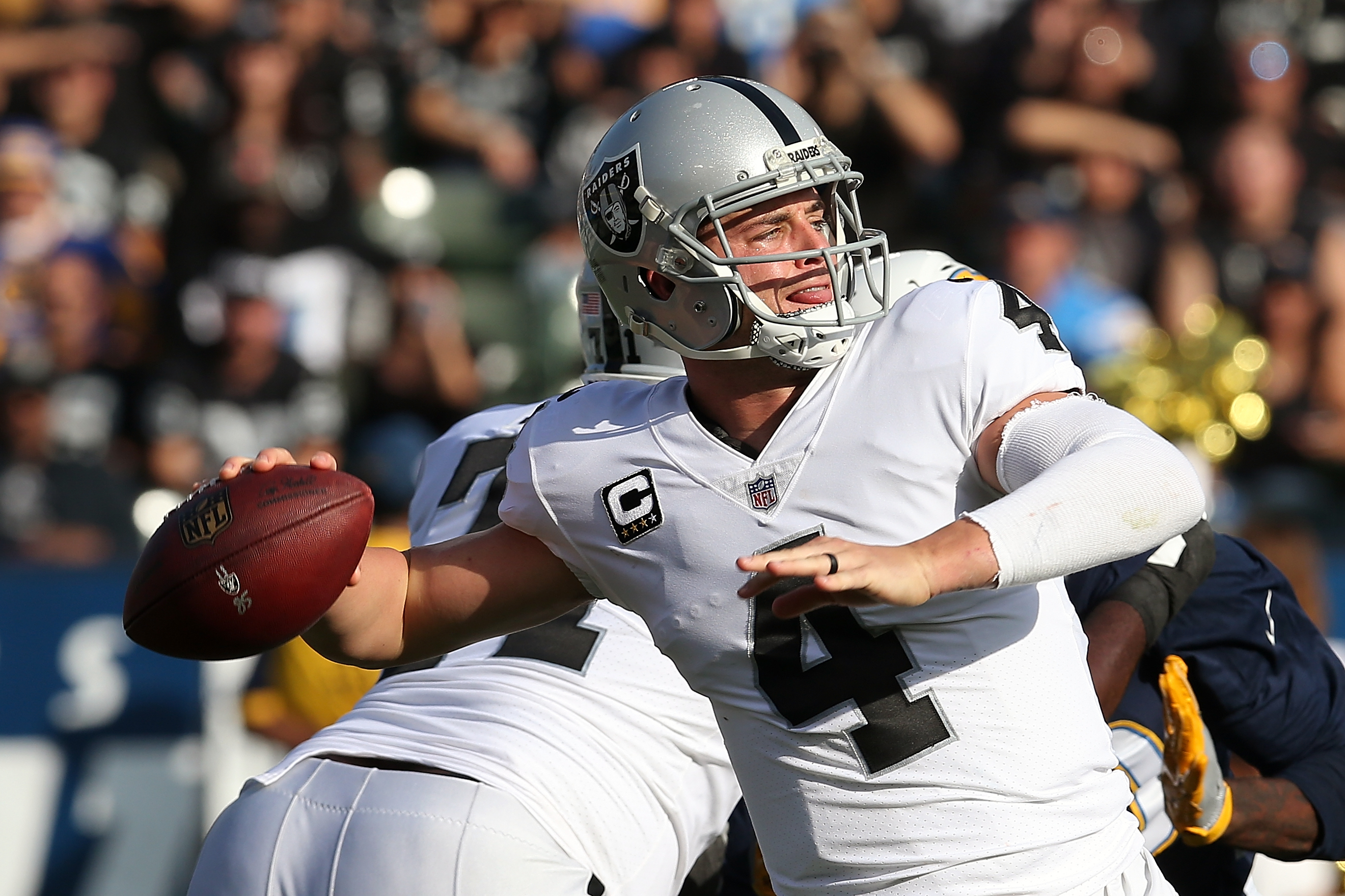 Fight Breaks Out in Raiders-Broncos Game Between Crabtree and Talib