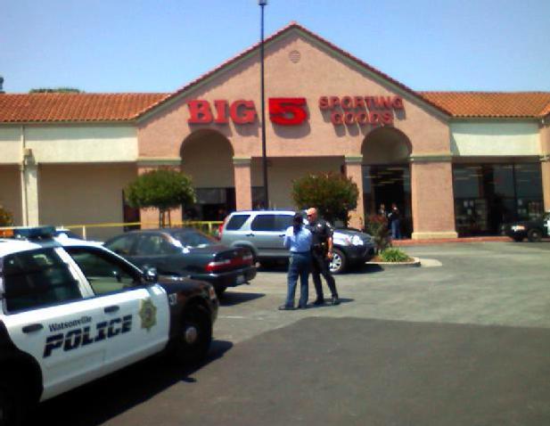 Big Five Store Shooting Scene Watsonville