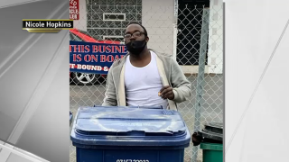 buffalo teen picks up garbage after protest