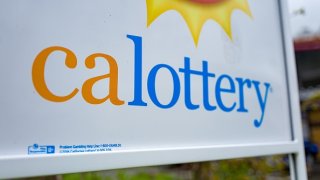 File image of a California Lottery sign.