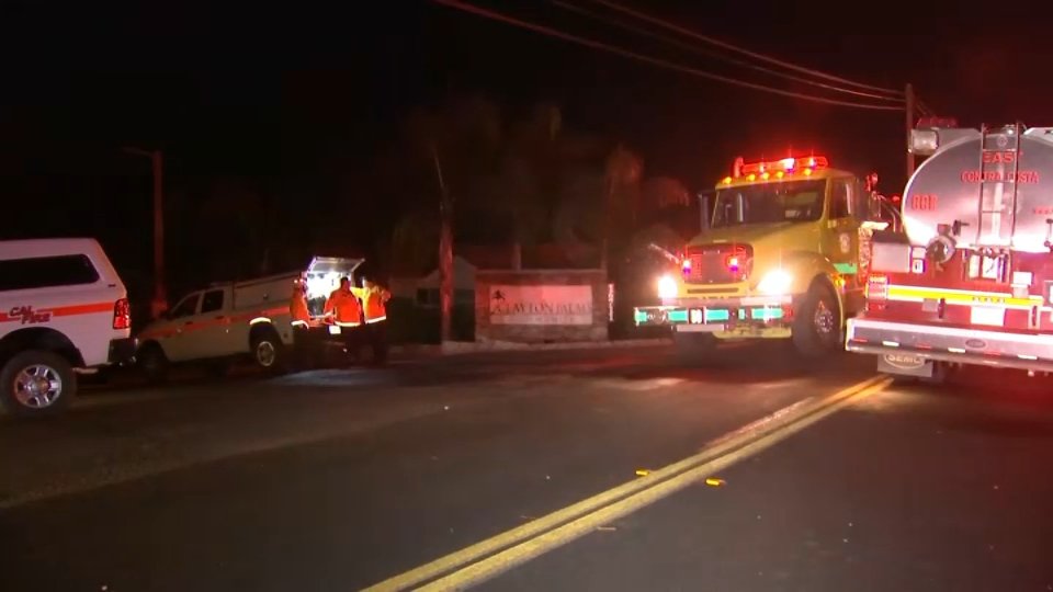 Crews Knock Down Brush Fire in Clayton NBC Bay Area