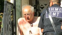 elderly man tied up queens outside home