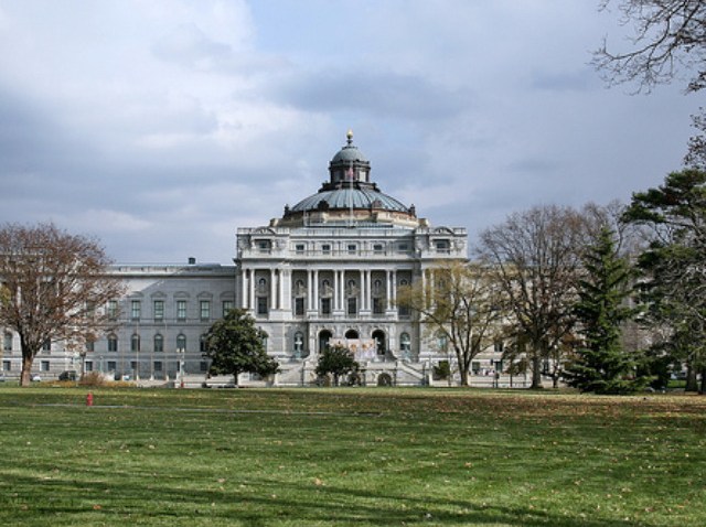 library of congress head on