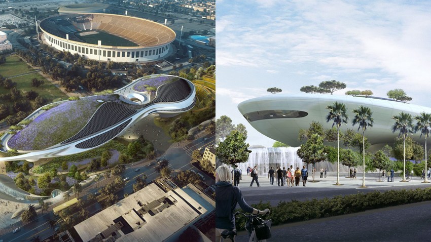 lucas museum exposition park renderings