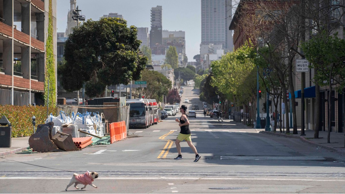 San Francisco Opens Select Streets To Pedestrians Bicyclists Amid
