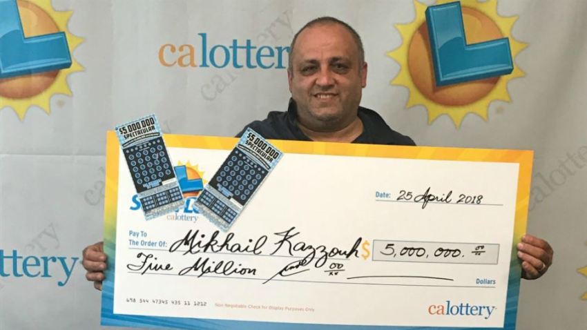 mikhail kazzouh lottery win