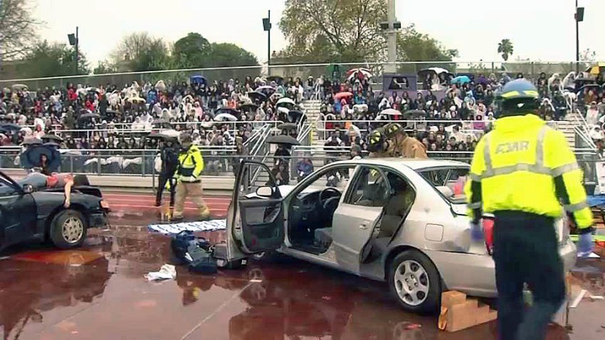 Every 15 Minutes: CHP Holds Mock DUI Crash at School – NBC Bay Area