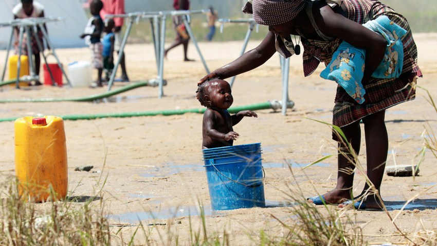 APTOPIX Mozambique Cyclone