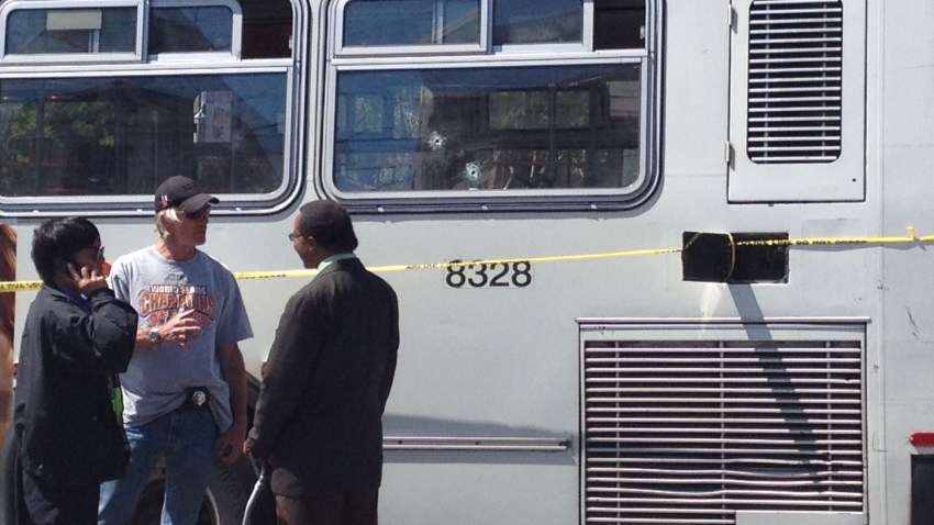 Muni Bus Hit by Bullets