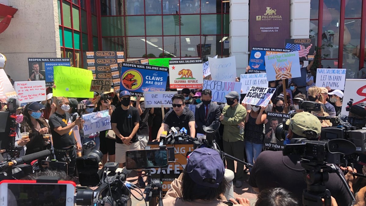 Nail Salon Group to Sue Governor’s Office Over COVID19 Claim NBC Bay