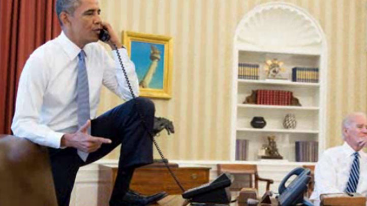 Obama S Foot On Oval Office Desk Stirs Controversy Nbc Bay Area