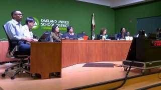 The Oakland Unified School District Board of Trustees.