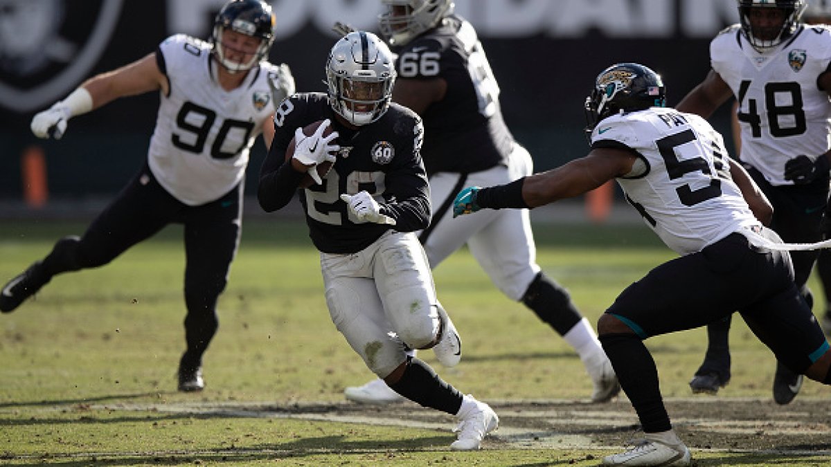 JACKSONVILLE JAGUARS TIGHT END DEREK BROWN CARRIES THE FOOTBALL News  Photo - Getty Images