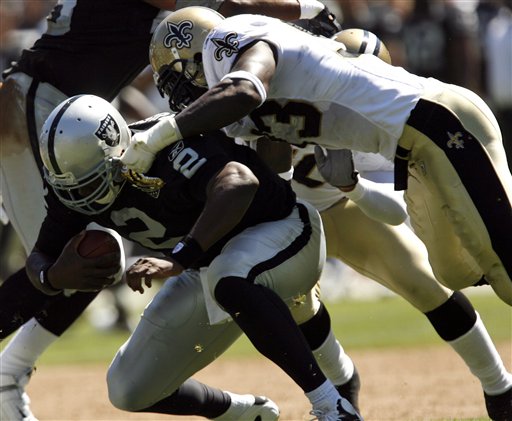 Saints Raiders Football