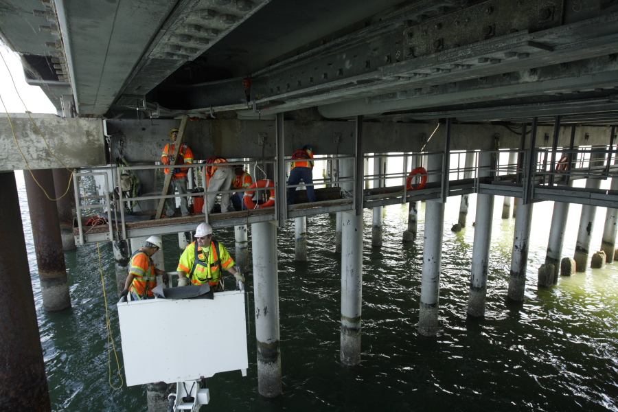 San Mateo Bridge Fix in Photos NBC Bay Area