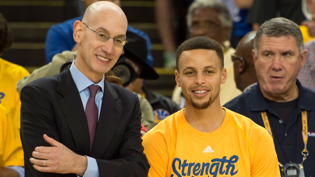 Adam Silver consulting Steph Curry on NBA AllStar Game improvements