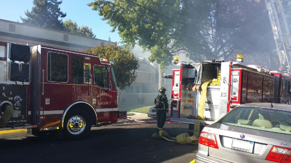 Sunnyvale Crews Responding to 3Alarm Fire NBC Bay Area