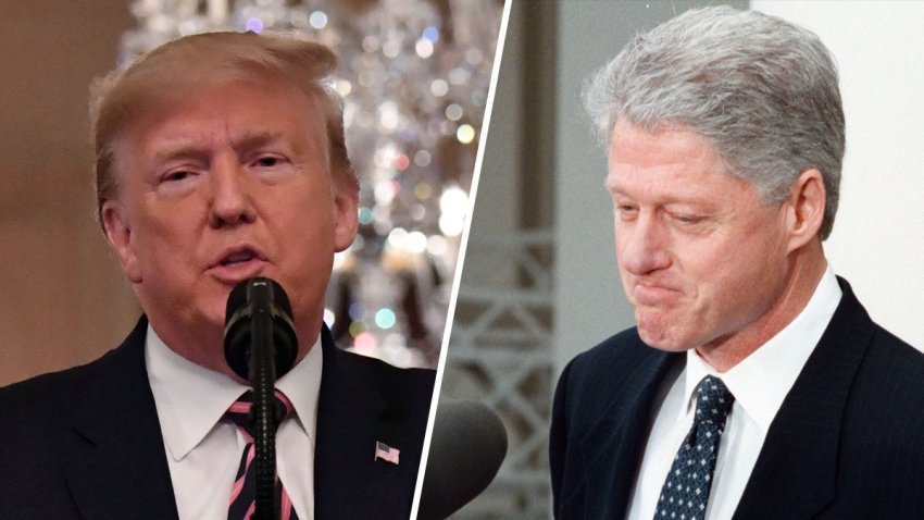 Donald Trump and Bill Clinton