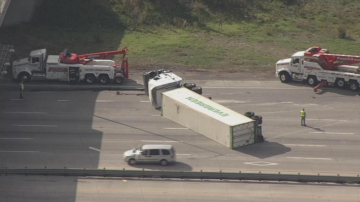 Big Rig Crash Blocking Several Lanes Of Southbound Highway 101 In San