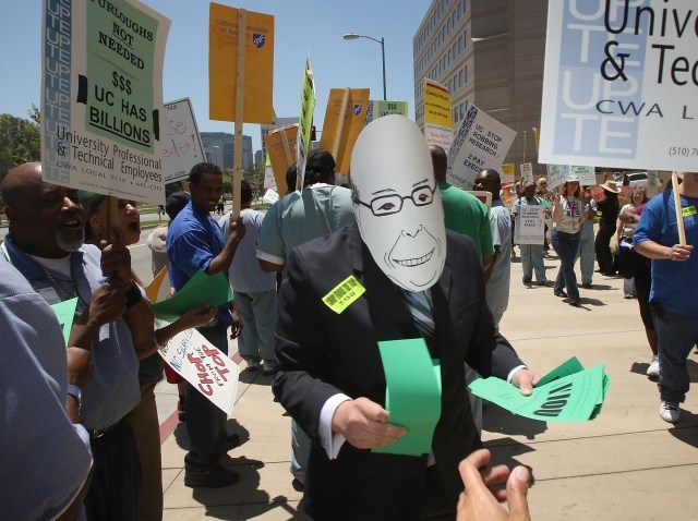 yudof-protest
