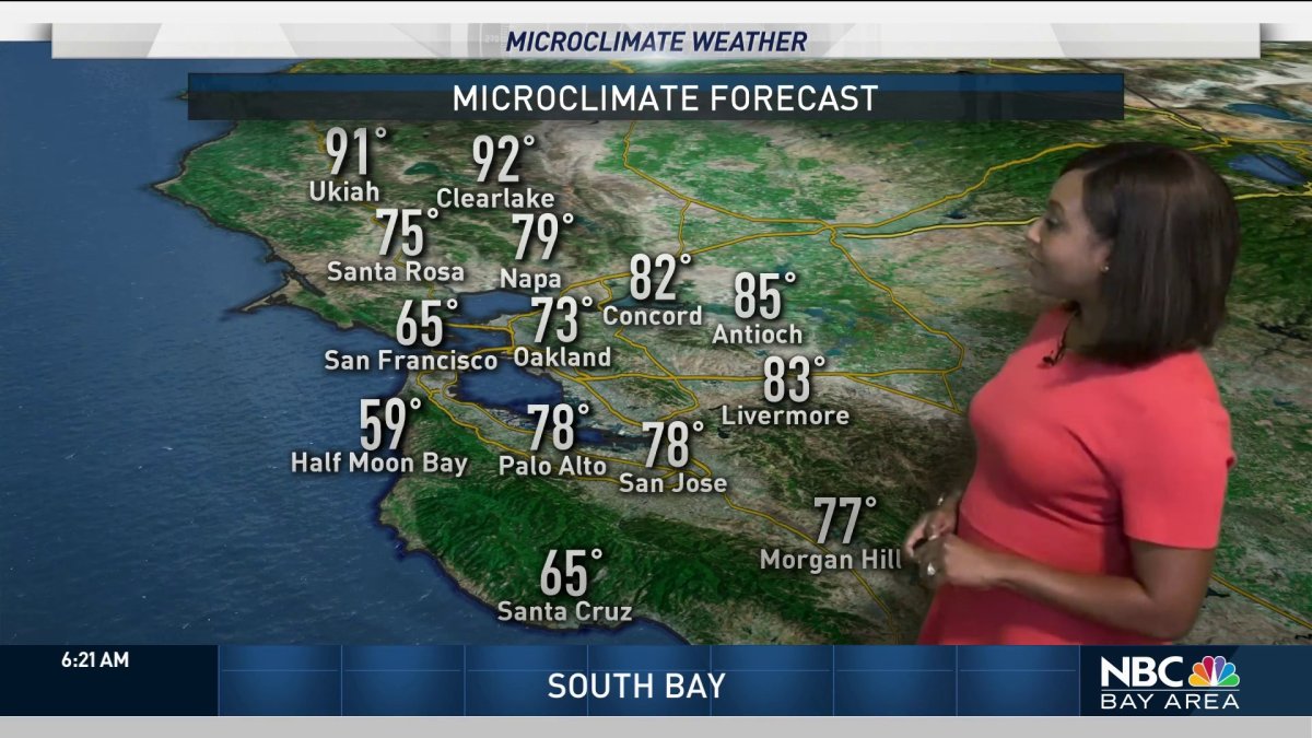 Karis Forecast Pleasant Weather Continues Nbc Bay Area 5506