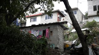 NICOLAS ROMERO, MEXICO - JULY 9, 2020: General view of the house where there was multi-femicide, the bodies of 4 girls and one woman lifeless with shoot were found in the El Gavillero neighborhood in northeast of Mexico City on July 9, 2020 in Nicolas Romero, Mexico- PHOTOGRAPH BY Mariana Bae / Eyepix Group/ Barcroft Studios / Future Publishing