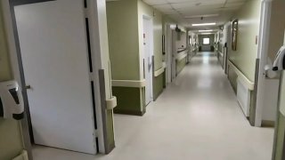 A nursing home hallway