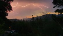 NBC Bay Area viewer shared this photo from her home in Mill Valley. (August 16, 2020)