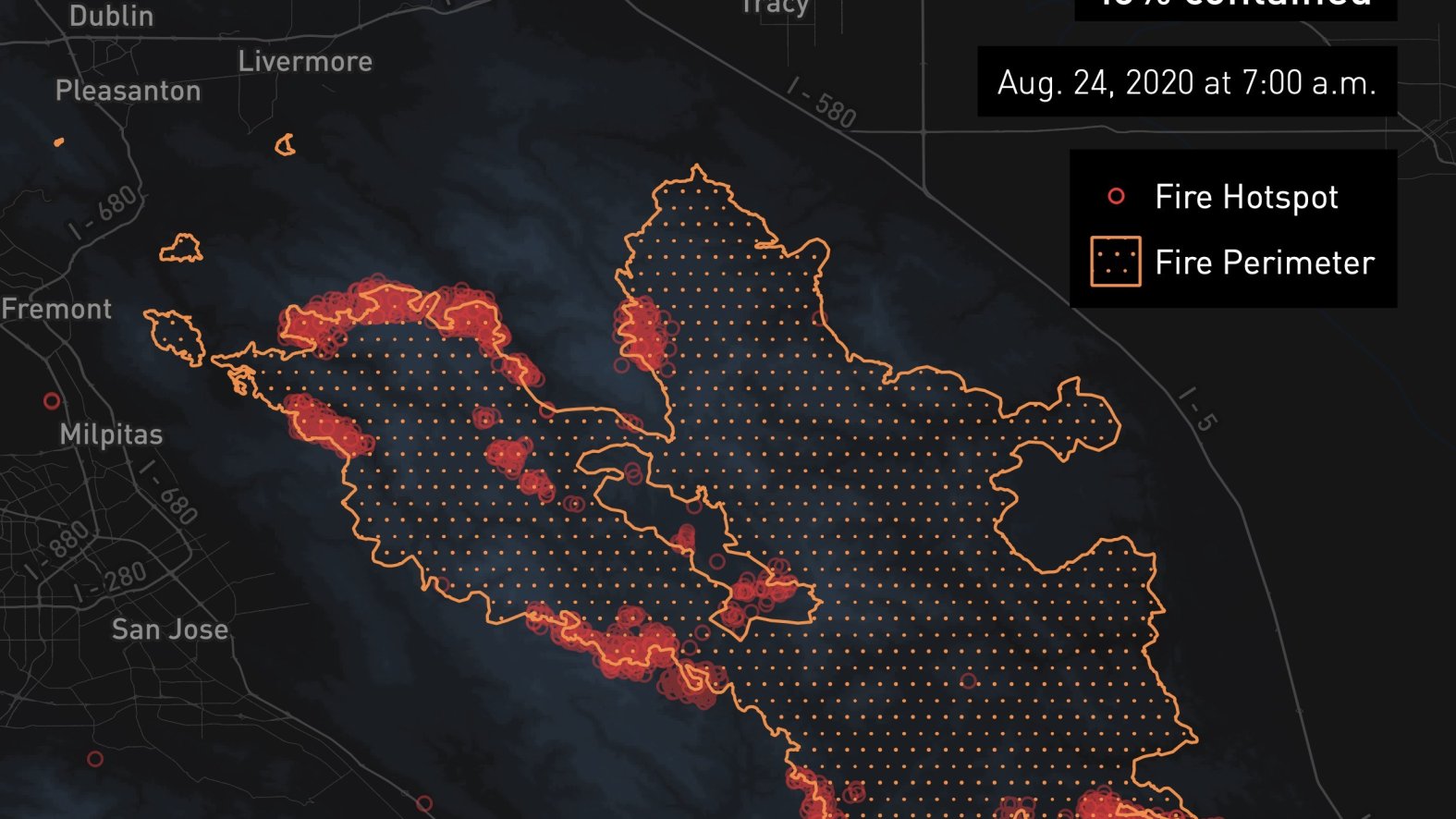 California Complex Fire SCU Lightning Complex Fire Third-Largest in California’s History at ...