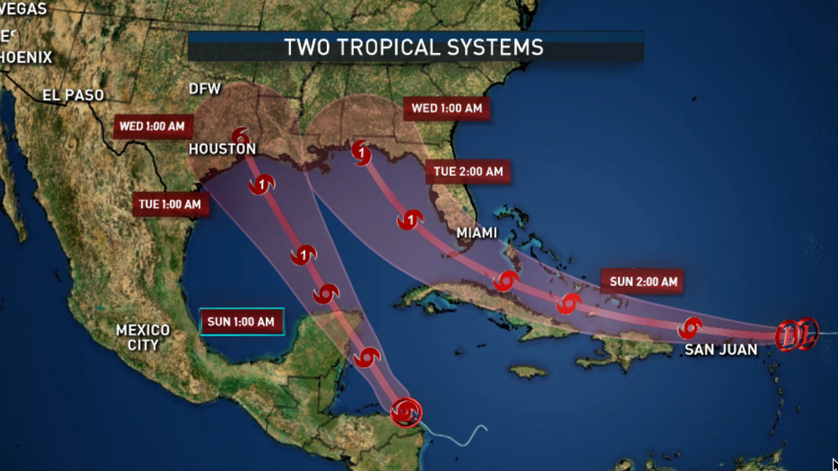 2 Tropical Storms Expected to Form at Each End of Caribbean NBC Bay Area