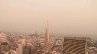 Poor air quality in San Francisco.