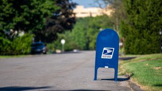 USPS mail collection box