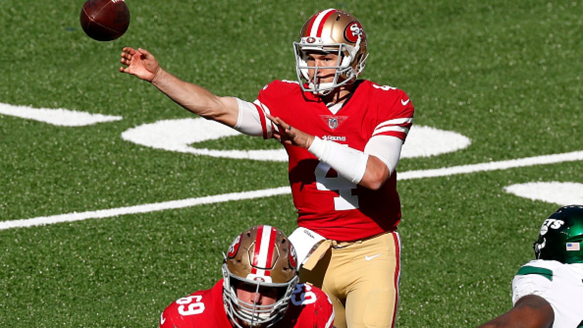 49ers' Nick Mullens has something up his sleeve for start against