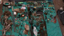 Trash removed from Lake Tahoe.