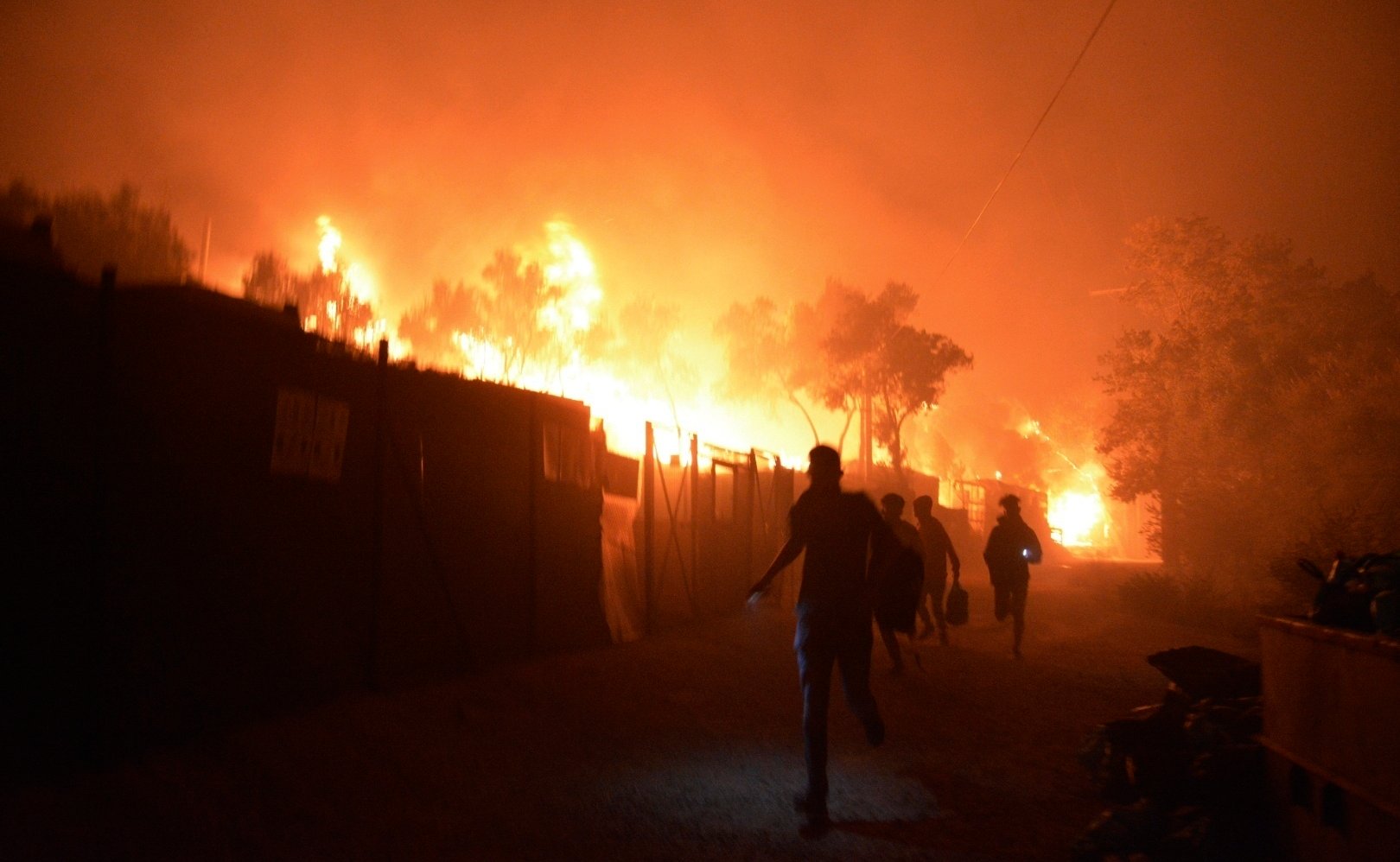 New Fire Breaks Out in Crowded Refugee Camp on Greek