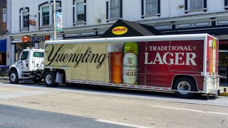 A Yuengling Brewery delivery truck